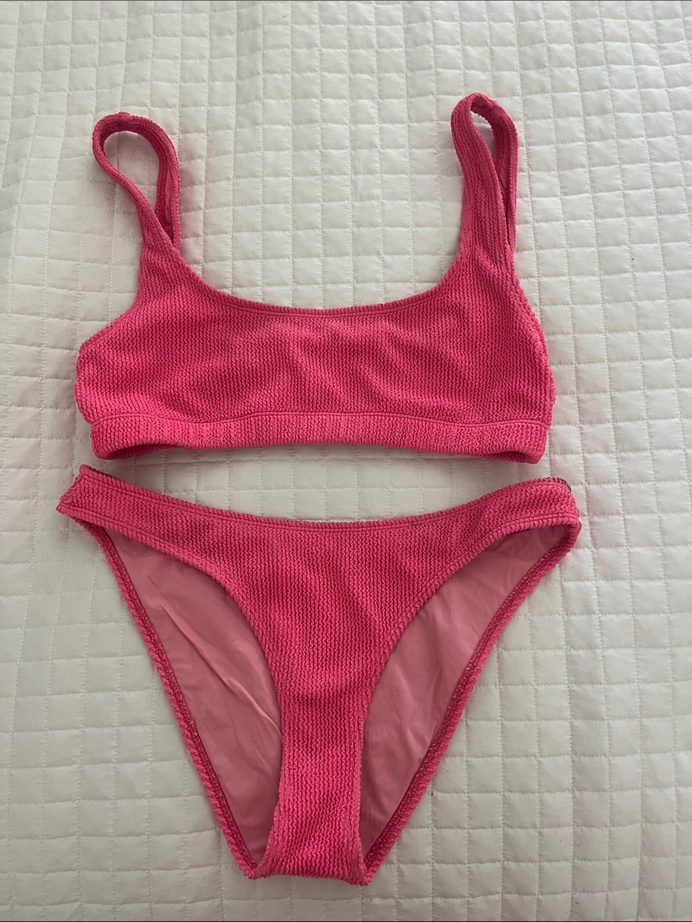 Good American Fits Everybody Pink Bikini